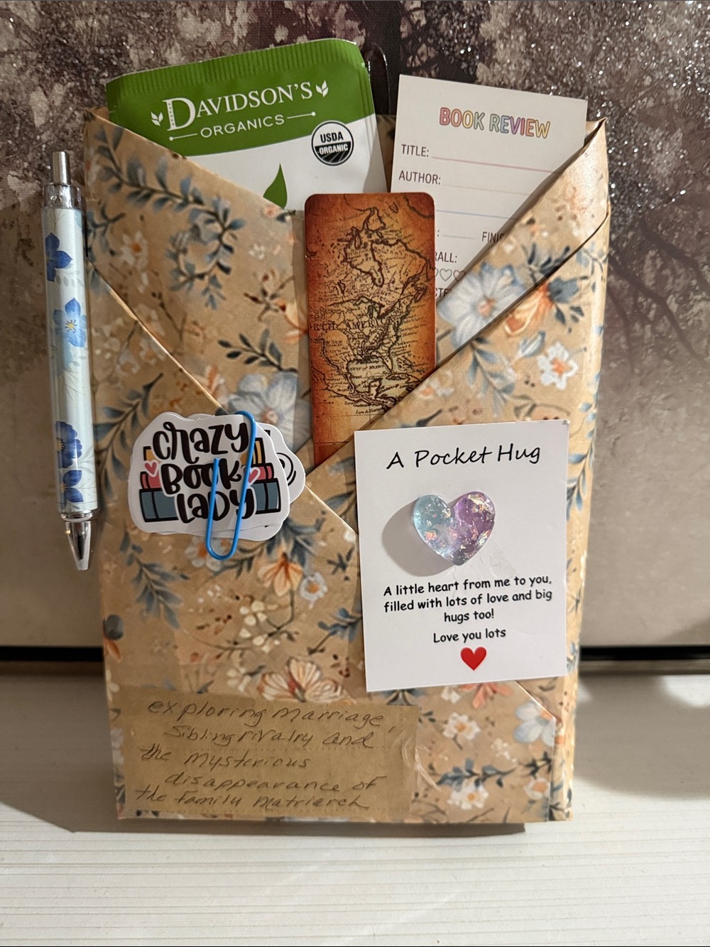 Blind date with a book. Domestic thriller.
